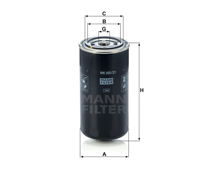 WK 950 21 1176712S01 MANN FILTER 2269